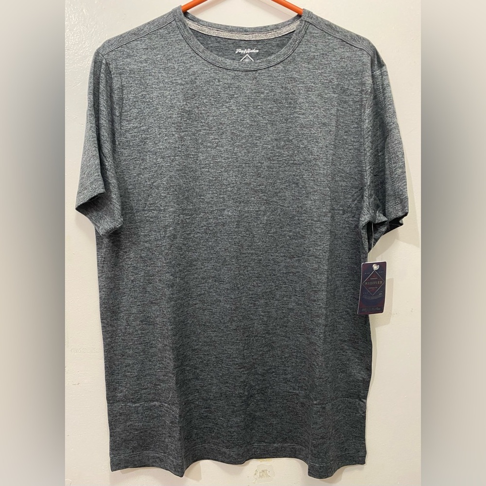 Flag & Anthem MadeFlex Men's Charcoal Heather Short Sleeve T-Shirt Sizs Medium M